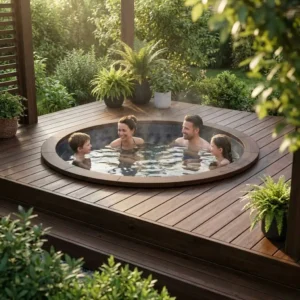 Inbouw hot tub - Zonder kachel - Tot 8 personen
