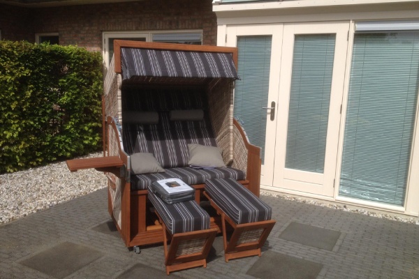 Strandkorf luxe tuinbank