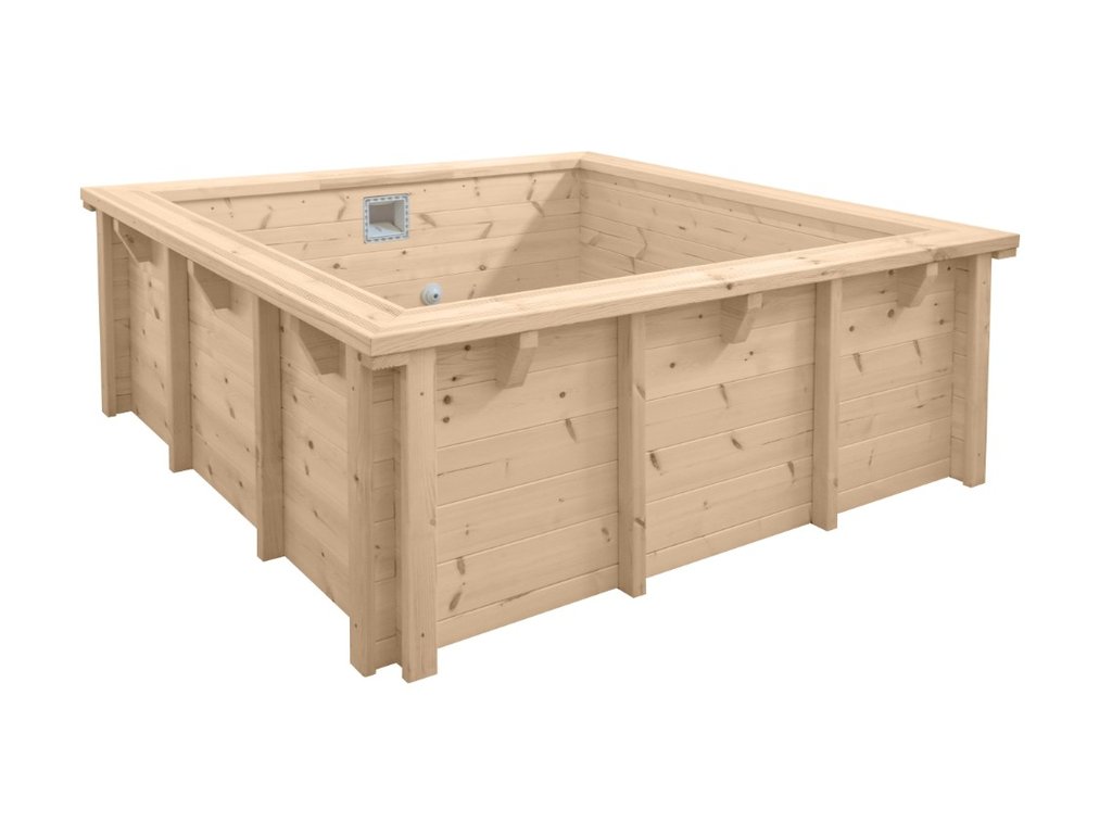 Woody 2,10 x 2,10 m - 78cm - Afbeelding 2
