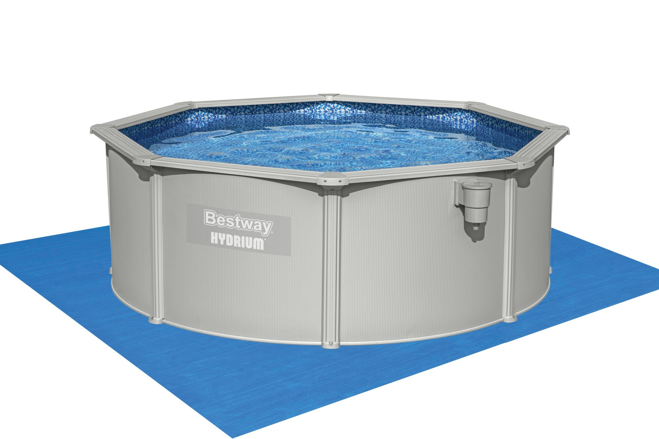 Bestway zwembad hydrium set (zandfilter) rond 305 - Afbeelding 10