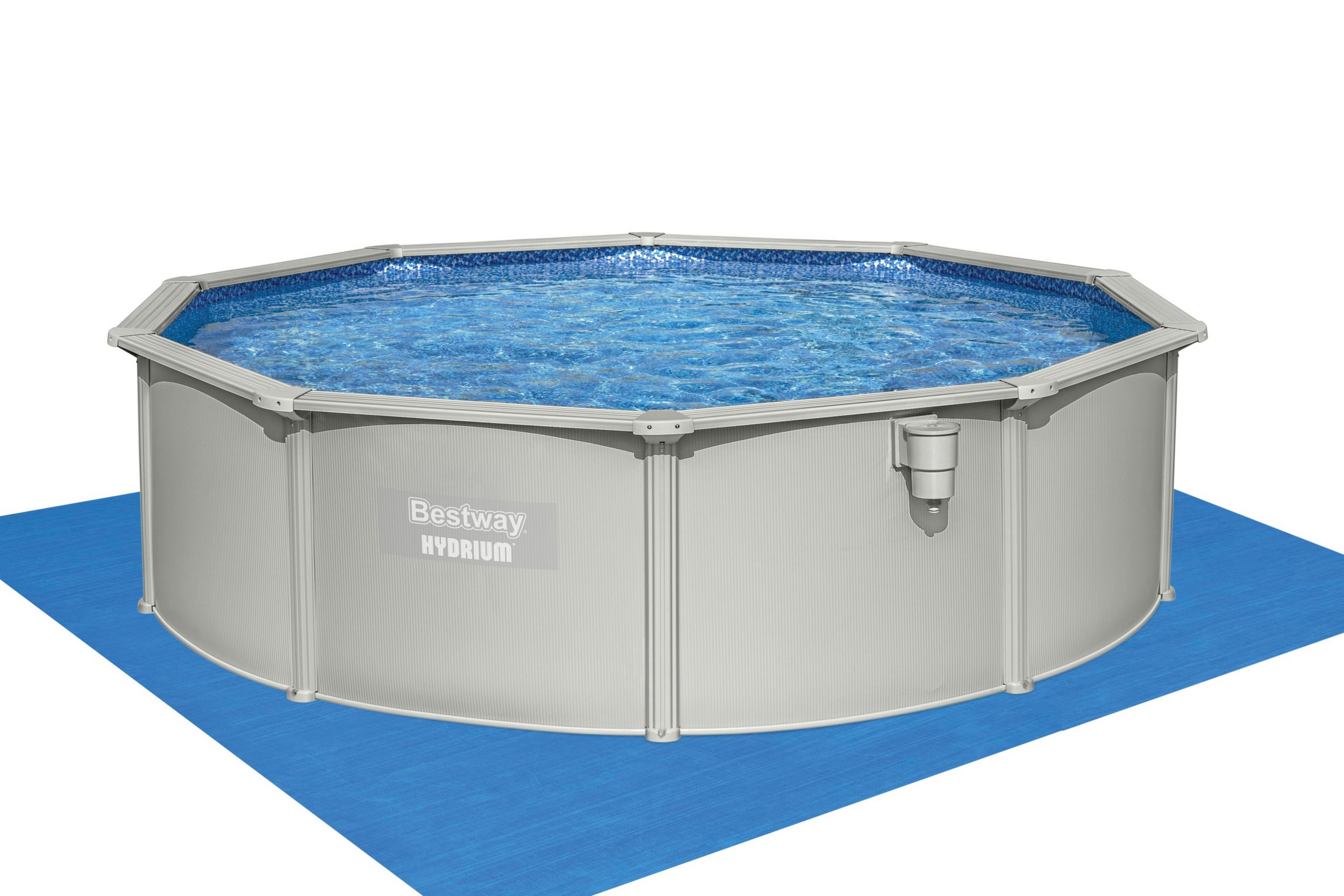 Bestway zwembad hydrium set (zandfilter) rond 457 - Afbeelding 10