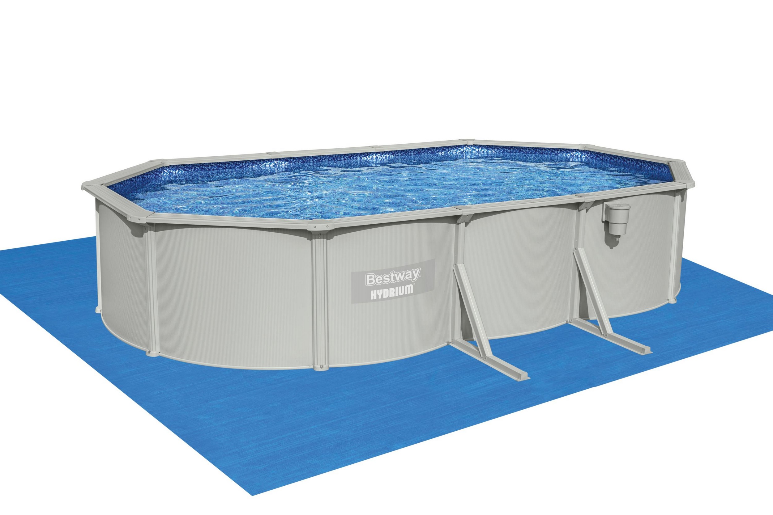 Bestway zwembad hydrium set (zandfilter) ovaal 610 - Afbeelding 9