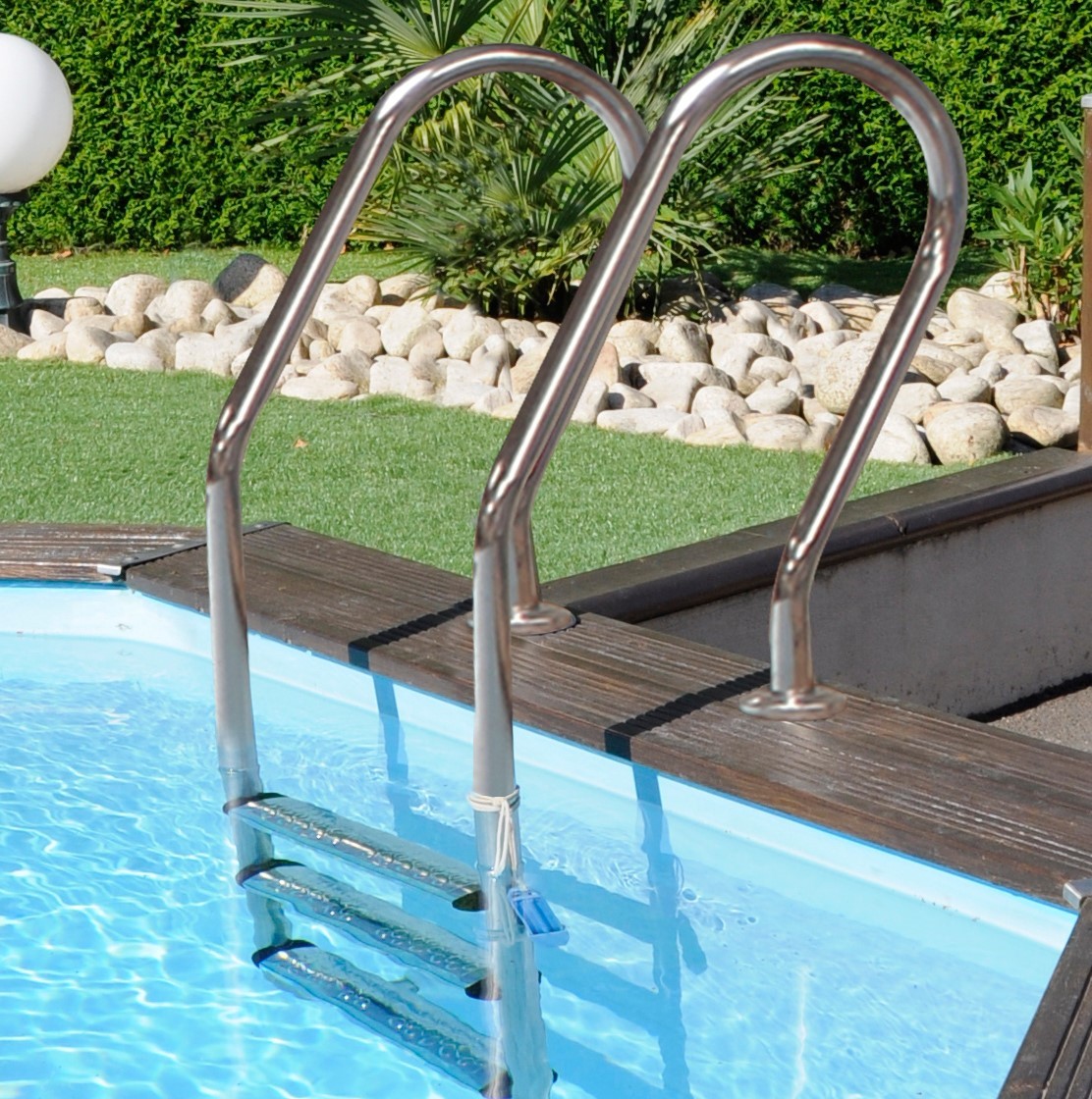 Gre zwembad normandie set grenen rond 500 - Afbeelding 15