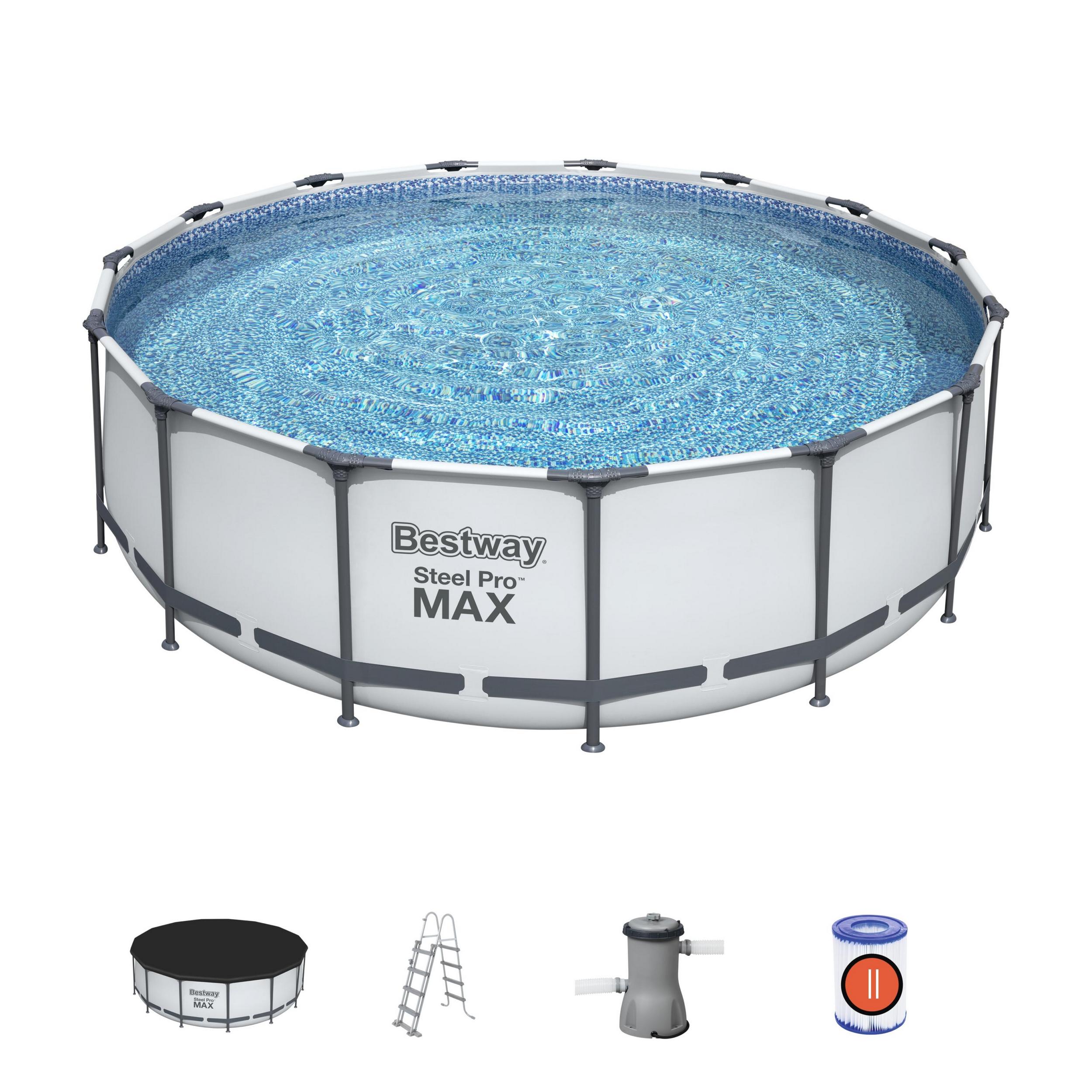 Bestway zwembad steel pro max set rond 457x122 - Afbeelding 2