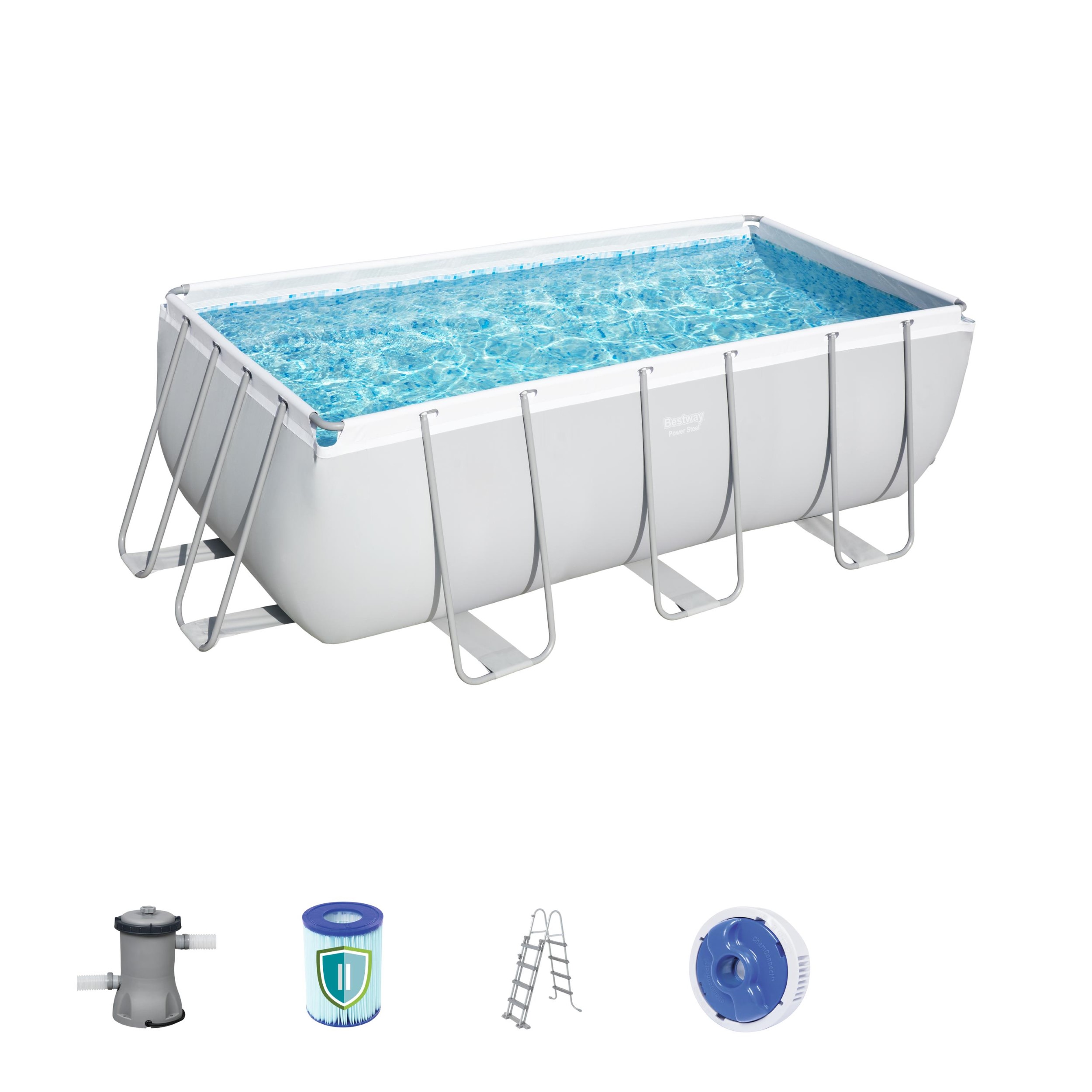 Bestway zwembad steel pro max set rechthoek 412 - Afbeelding 5