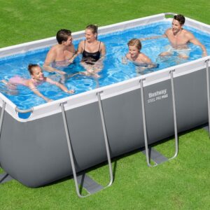Bestway zwembad steel pro max set rechthoek 412