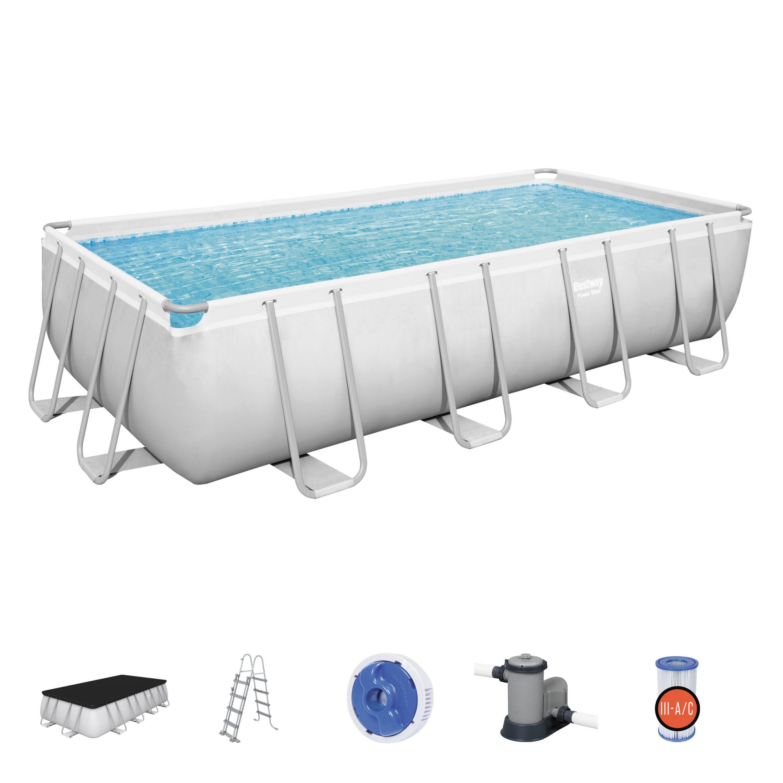 Bestway zwembad steel pro max set rechthoek 549 - Afbeelding 9