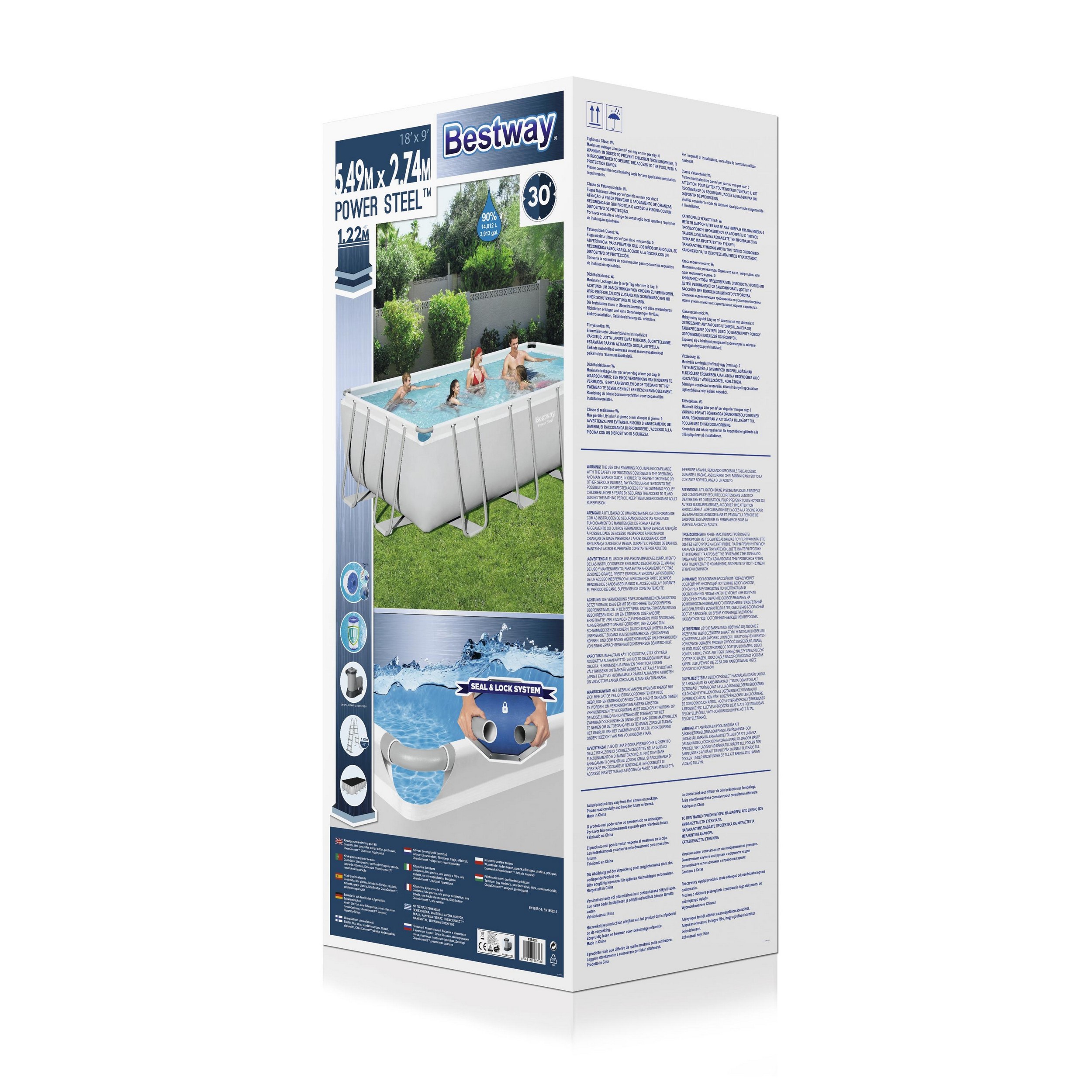 Bestway zwembad steel pro max set rechthoek 549 - Afbeelding 11