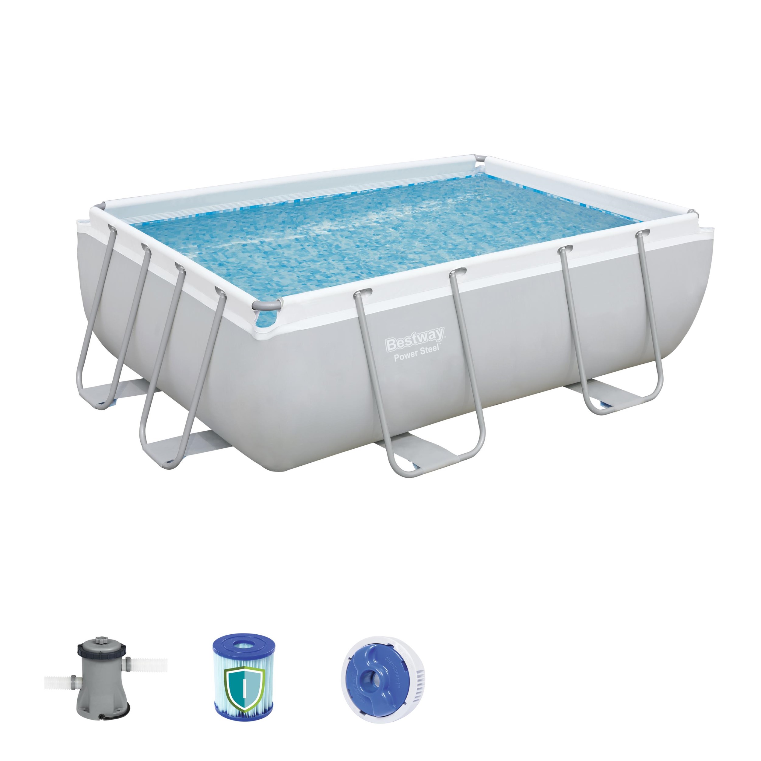 Bestway zwembad steel pro max set rechthoek 282 - Afbeelding 2