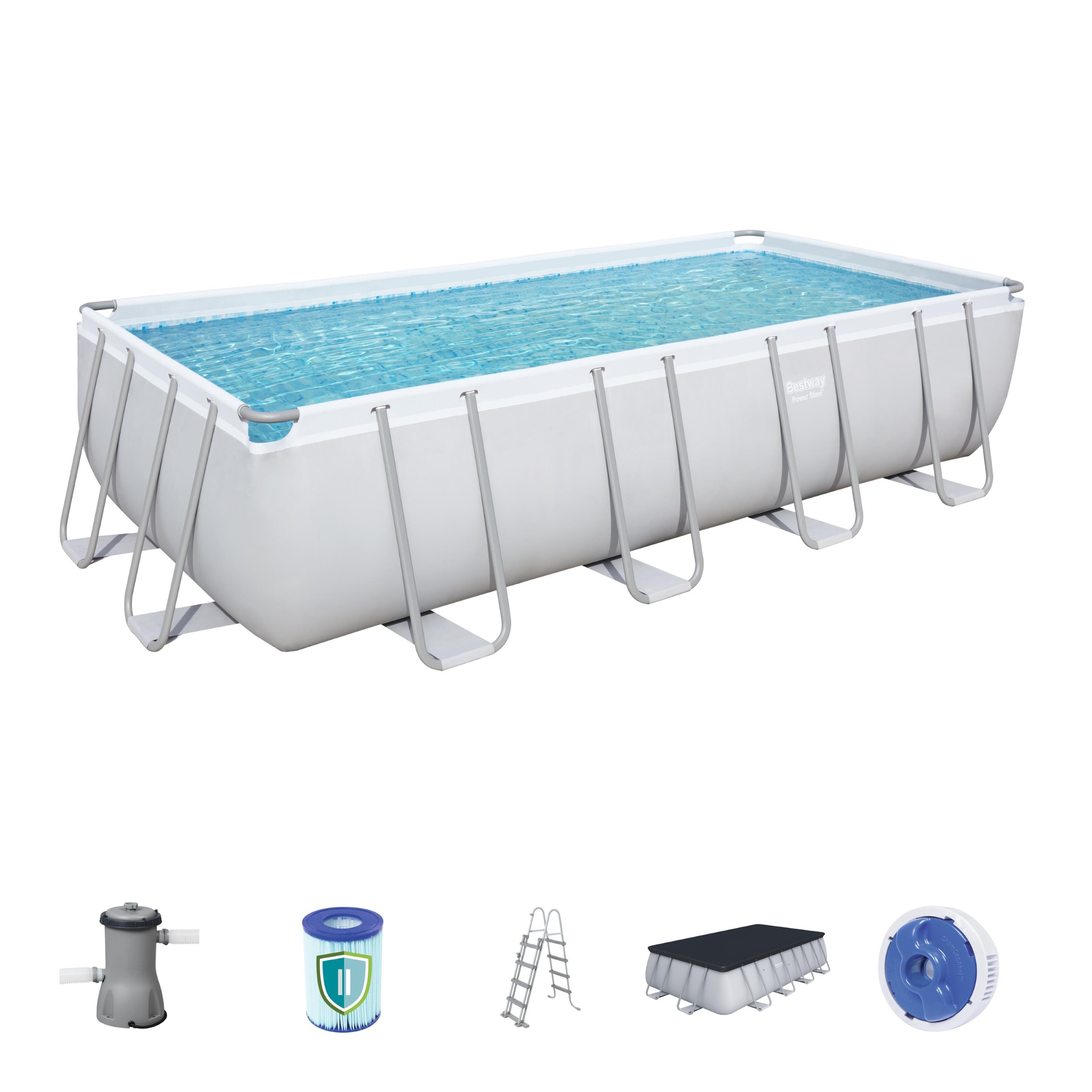 Bestway zwembad steel pro max set rechthoek 488 - Afbeelding 8