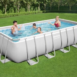 Bestway zwembad steel pro max set rechthoek 488