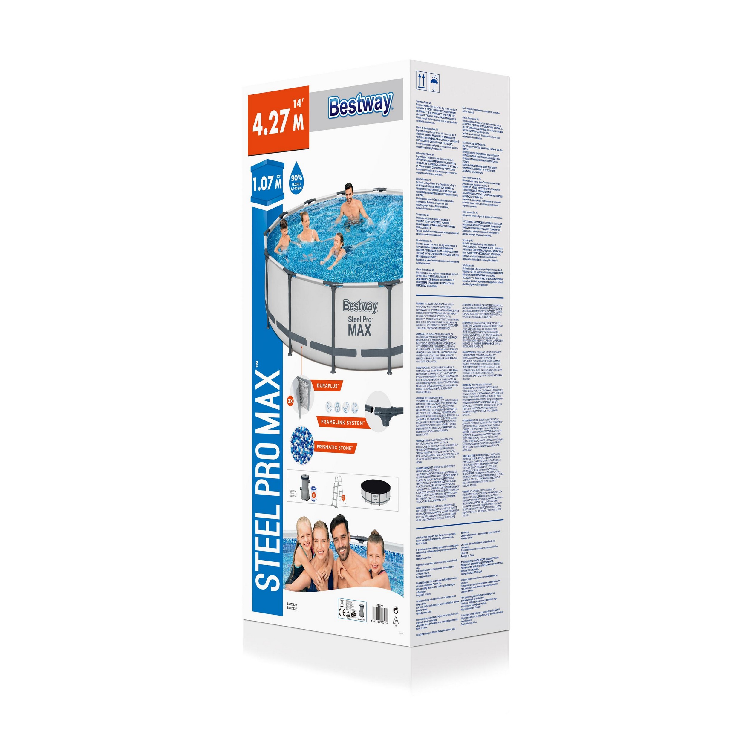 Bestway zwembad steel pro max set rond 427x84 - Afbeelding 6