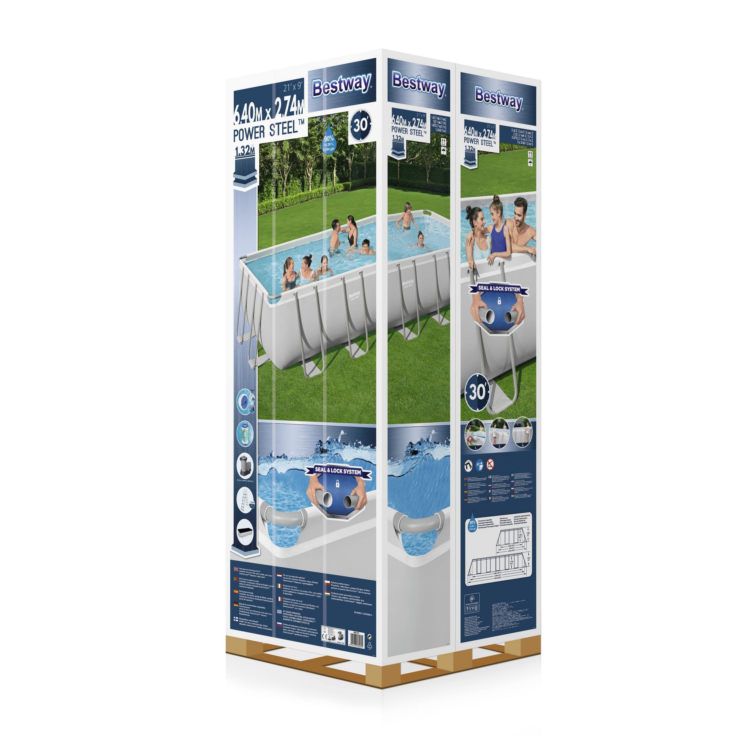 Bestway zwembad steel pro max set rond 488 - Afbeelding 2