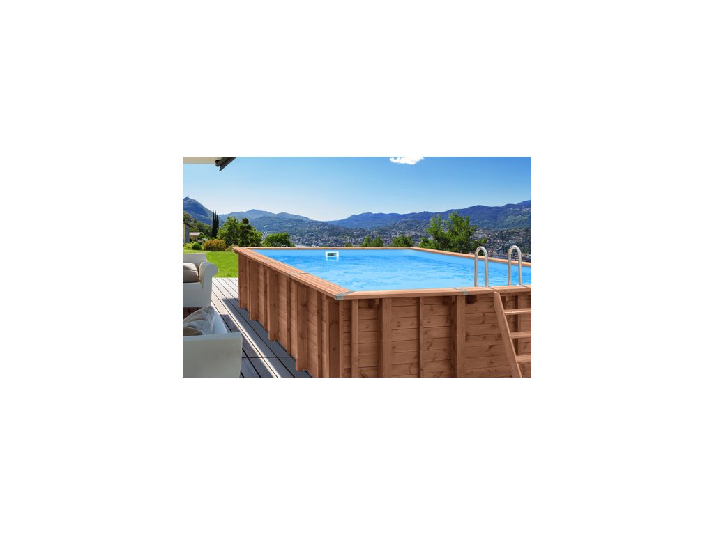 Woody rechthoek 7,90 x 4,00 m / 1,38m - Afbeelding 3