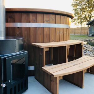 Trap Thermowood 2 treden Rond