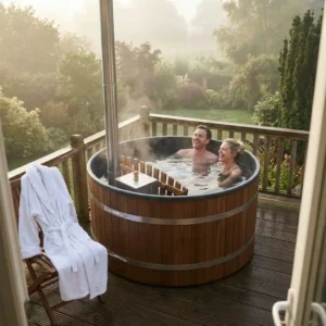 Basic Line Hot tub met Interne kachel