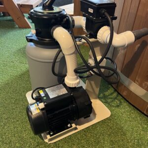 Zandfilter en 3 kW heater
